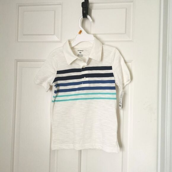 Carter's Other - 2/$20 BNWT Carter's boys striped polo size 4